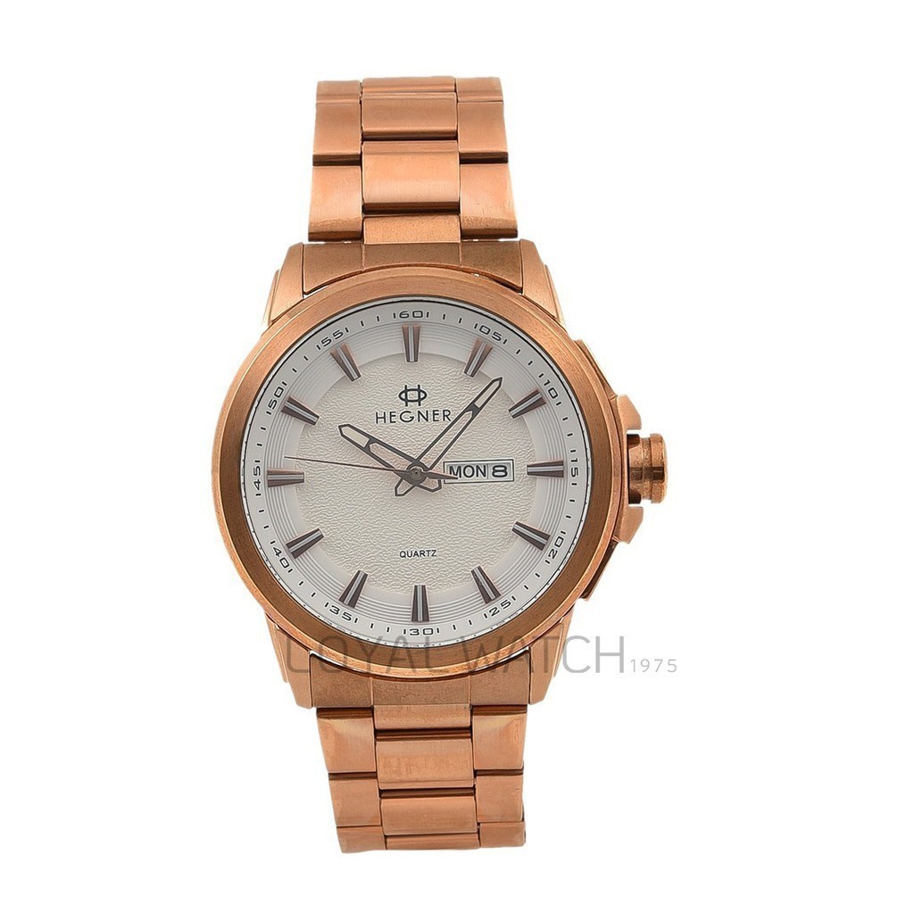 Jam Tangan Hegner Pria HW M-5011 IPRDD RoseGold Original Garansi Resmi