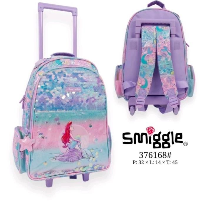 SMIGGLE ARIEL TROLLEY BACKPACK/TAS DORONG SMIGGLE, TAS KOPER ANAK SD BETAANGEL11
