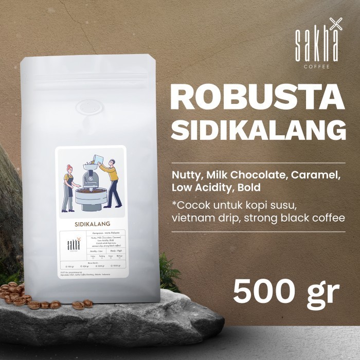 

Kopi Robusta Sidikalang Coffee Bean Espresso 500 Gram Biji Bubuk