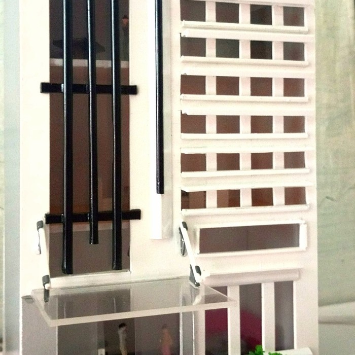 Miniatur Miniatur Gedung Bank Altastoreku Handmade