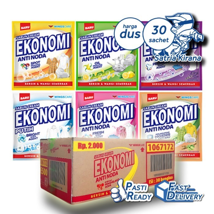 Ekonomi Sabun Cream 30 Pcs 1 Dus Karton Colek E 500 2000 Piring