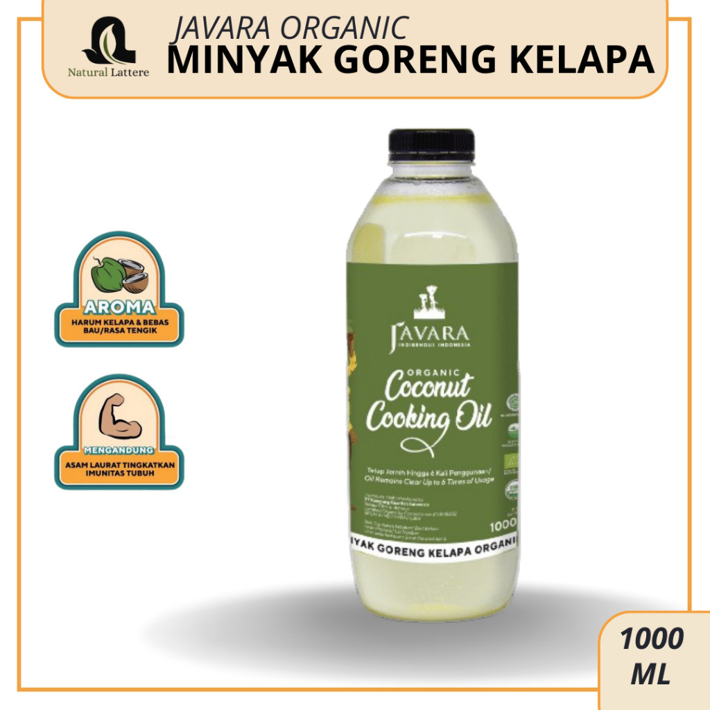 

Javara Minyak Goreng Kelapa Organik Coconut Cooking Oil 1L Pet Jar