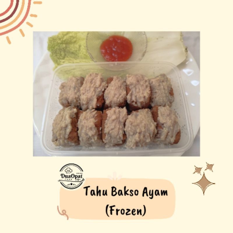 

Tahu Bakso Ayam Homemade | Tahu Bakso khas Semarang 250gr | Frozen Food Halal, No MSG, No Pengawet, No Pewarna