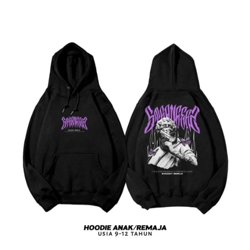 Hoodie anak 9-12 tahun sweater fashion anak stranger stm terlaris