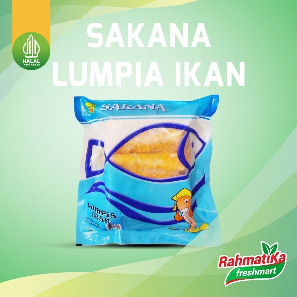 

Sakana Fish Shrimp Nugget Lumpia Ikan 500 gram