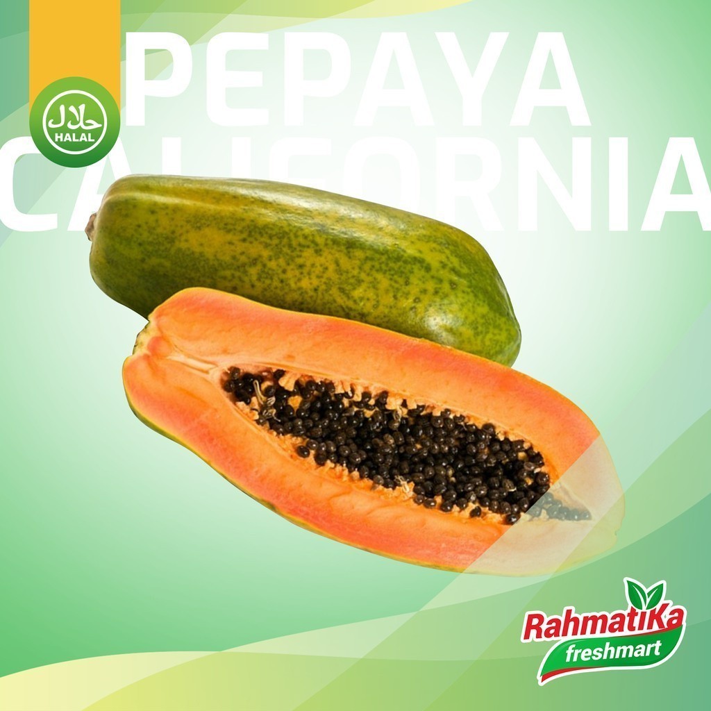 

Pepaya California Segar / Pepaya California Fresh 1 pcs (Buah Segar)