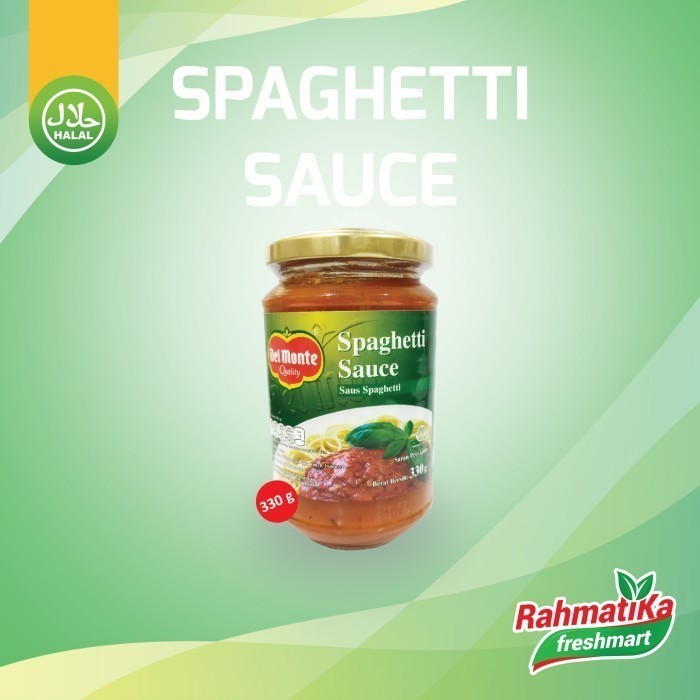 

Del Monte Spaghetti Sauce / Saus Spageti Botol 330 gram