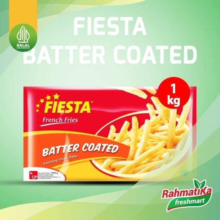 

Fiesta Kentang Irisan Beku / French Fries Batter Coated 1 Kg