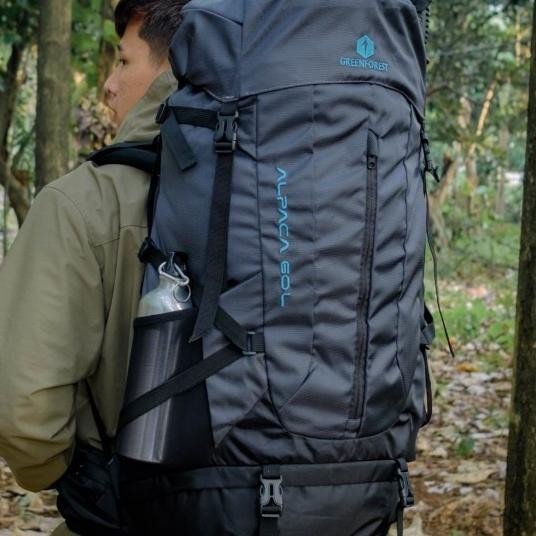 Greenforest Alpaca Tas Gunung Carrier 60 Liter Doubble Frame