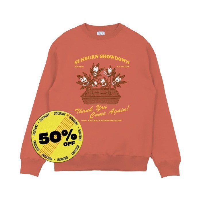 Public Culture - Organic Sweater - Peach