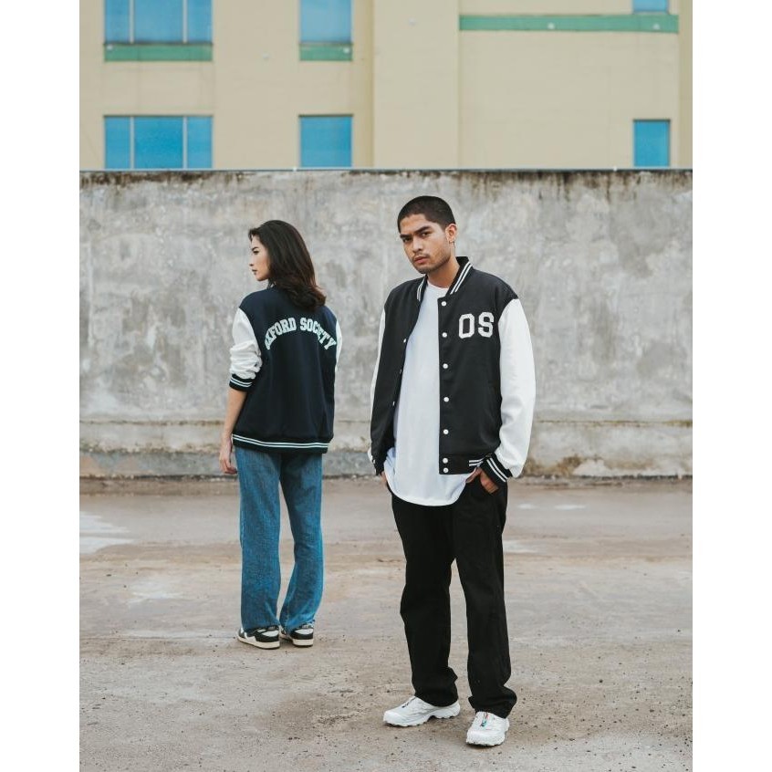 Free Ongkir Oxford Society Leeds Varsity Jacket For Adult Jaket Pria Tokomande08