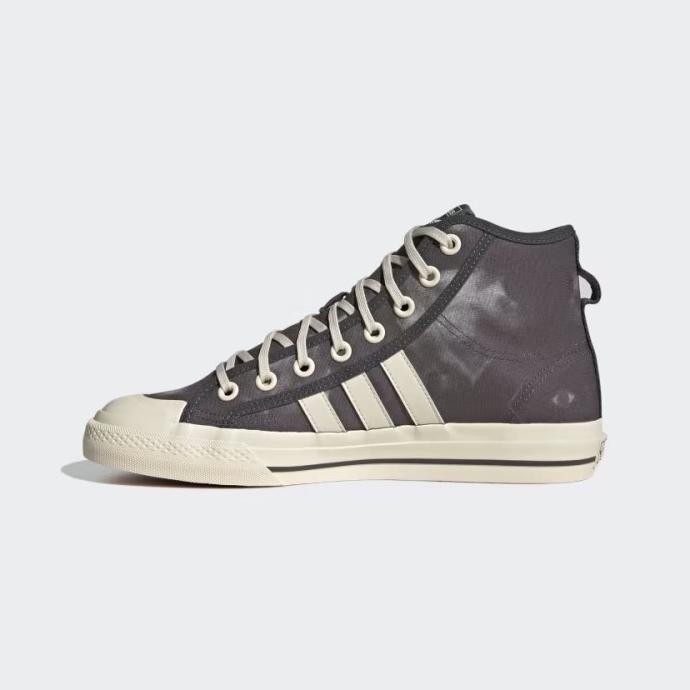 Sepatu Sneakers Adidas Nizza Hi Rf Grey Four (Gx4586) Original Melatipicks