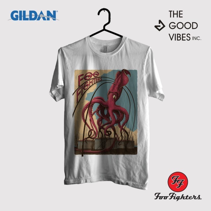 Kaos Band Foo Fighters Original Gildan - The Pretender