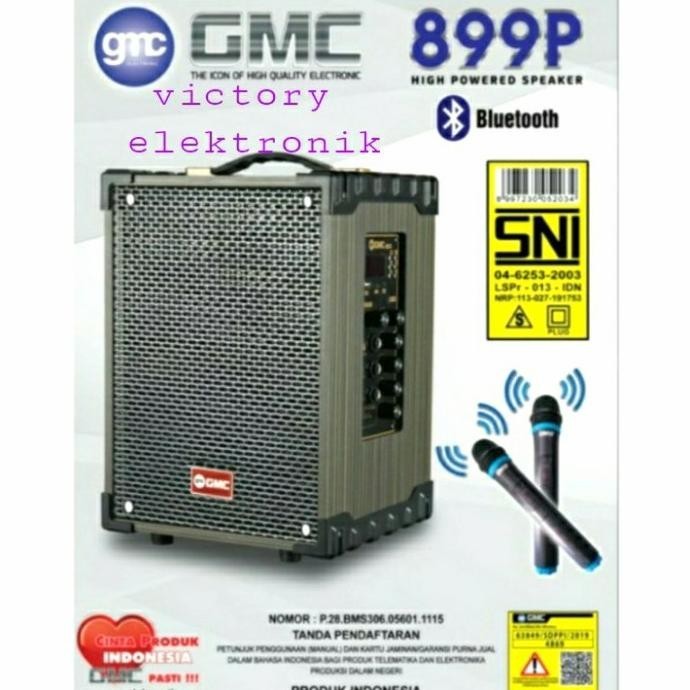 Speaker Karaoke Portable Gmc 899P