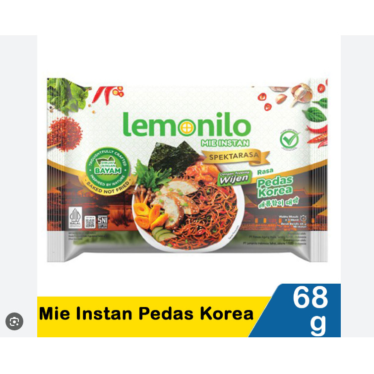 

Mie Lemonilo Pedas Korea Original