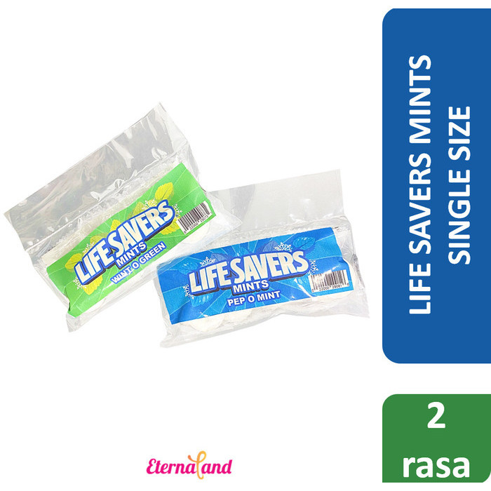 

Orea - Life Savers Mints Candy Single Size - Permen Mint Isi 12 Butir