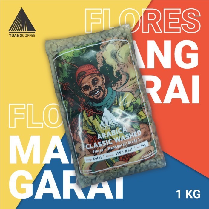 

Green Bean Arabica Classic Washed Tuang Coffee Flores Manggarai