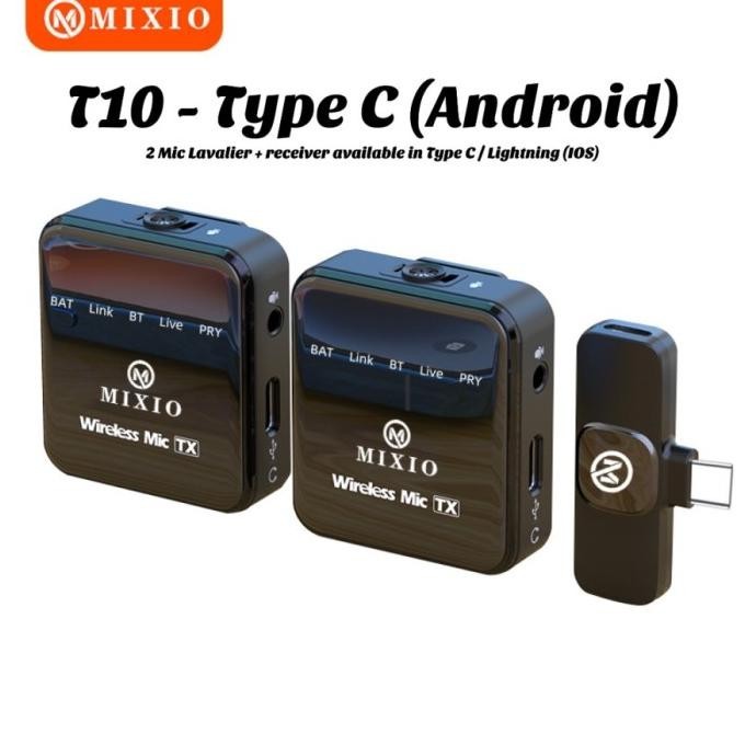 Mixio - Mikrofon Lavalier T9/T10 Wireless Microphone Professional Hp