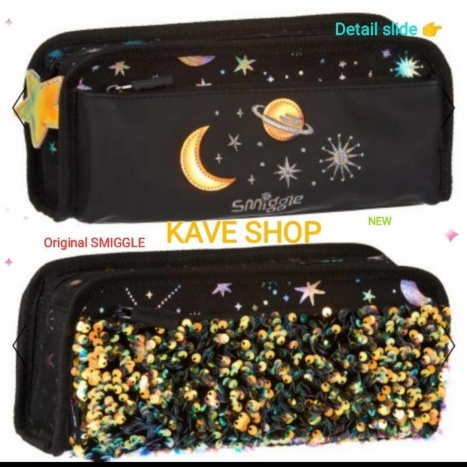 

Smiggle original Pencil Case : Threefold Lunar - NEW - Recommended