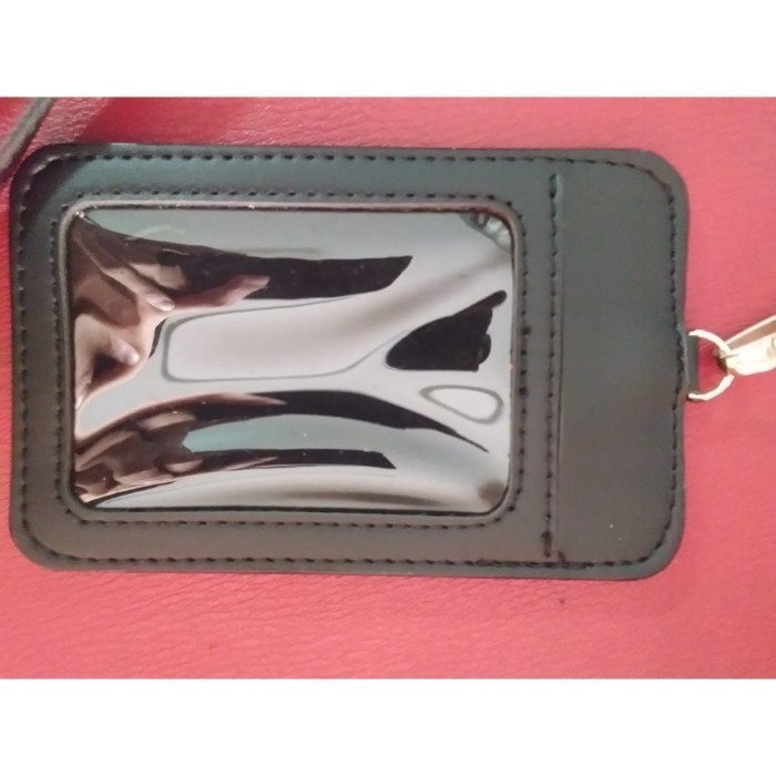 

Id Card Holder Kulit 2 Sisi Tali 1Cm