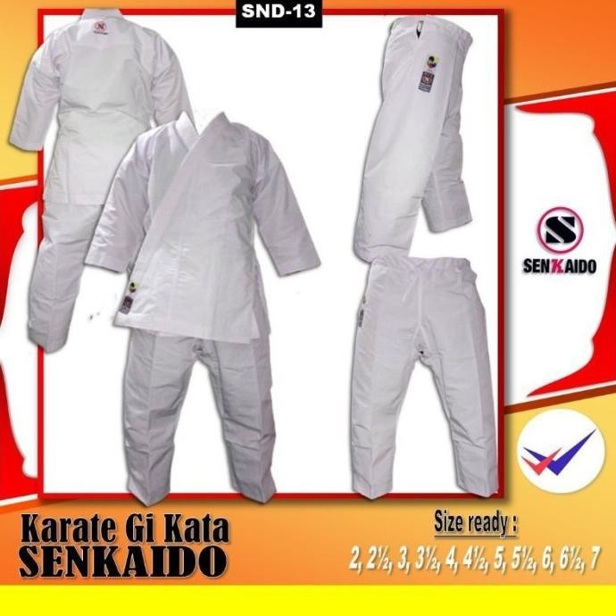 Baju Kata Karate Senkaido Seragam Kejuaraan Merk Senkaido Karate