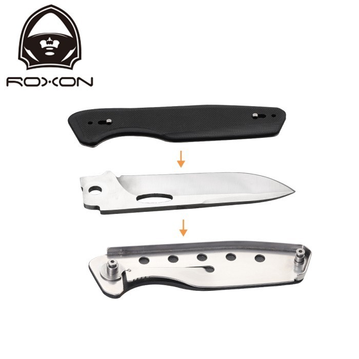 Roxon S502U Interchance Knife - Pisau Camping Pocket Self Defense