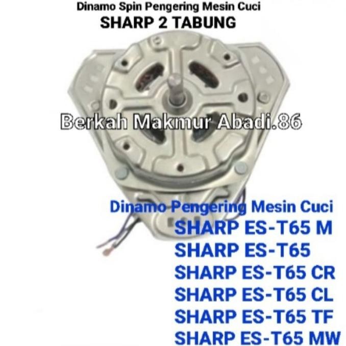 Dinamo Pengering Mesin Cuci Sharp Es-T65M Es-T65 Es-T65CR Es-T65CL