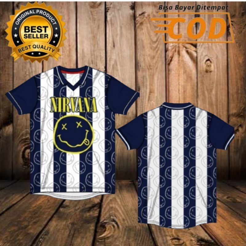Jersey retro anak Nirvana Jersey futsal anak kaos bola anak keren model terbaru kualitas terbaik