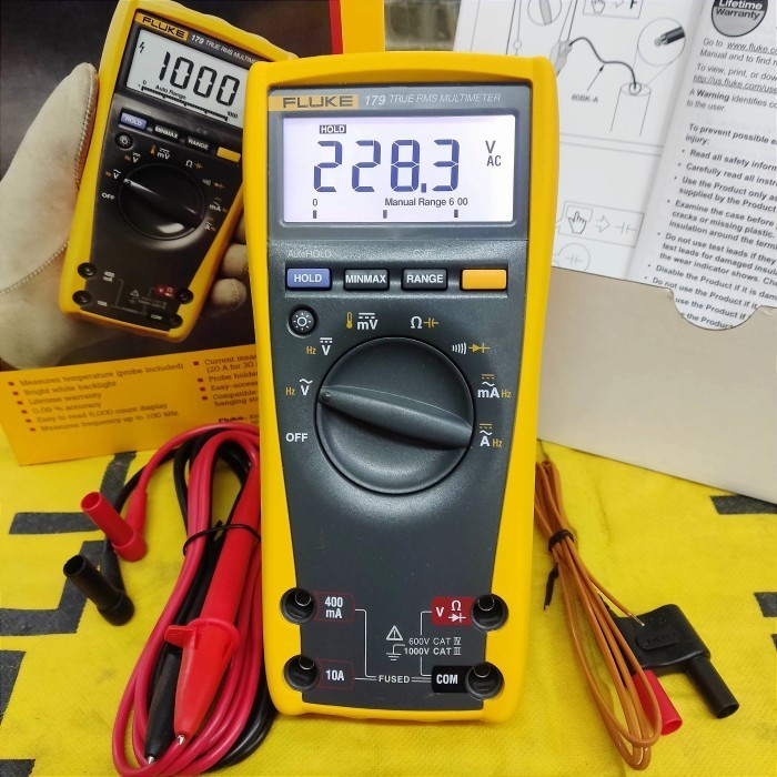 Fluke 179 True Rms Multimeter Original