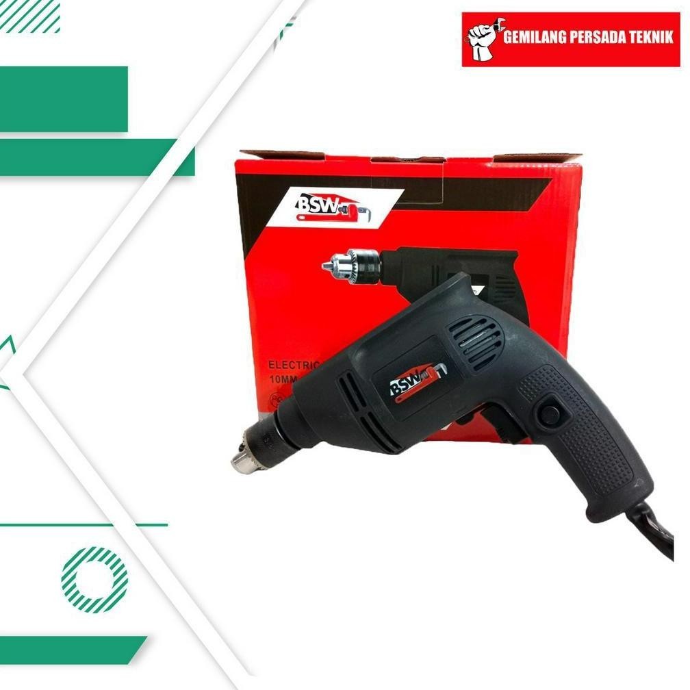 Mesin Bor Listrik Bsw  10Mm - Electric Drill 10 Mm - Bor Murah Bagus