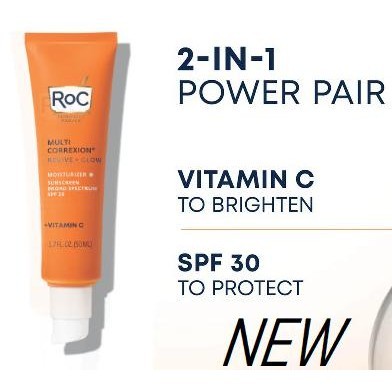 RoC Skincare MULTI CORREXION Revive Glow Moisturizer SPF30 Sunscreen ___maxie