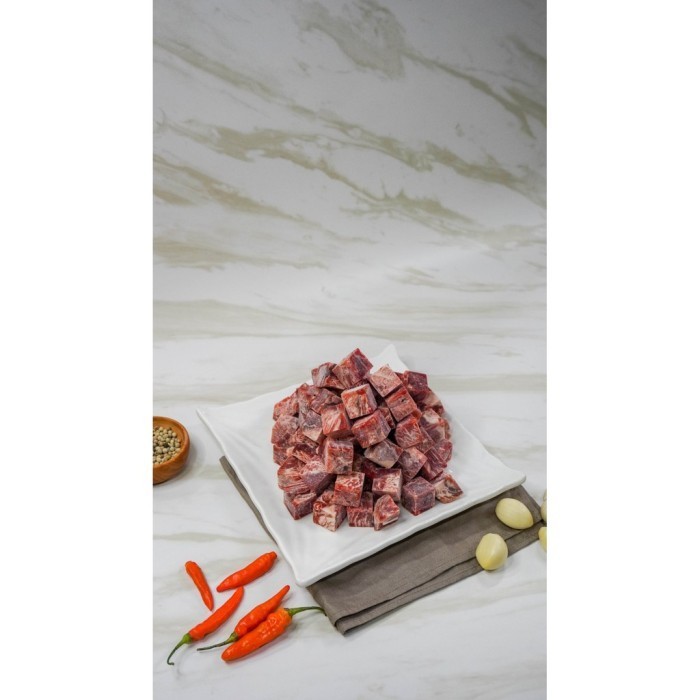 

Ayala - Saikoro Wagyu Beef Meltic Daging Steak Bbq Korea Sapi 1Kg (Premium)