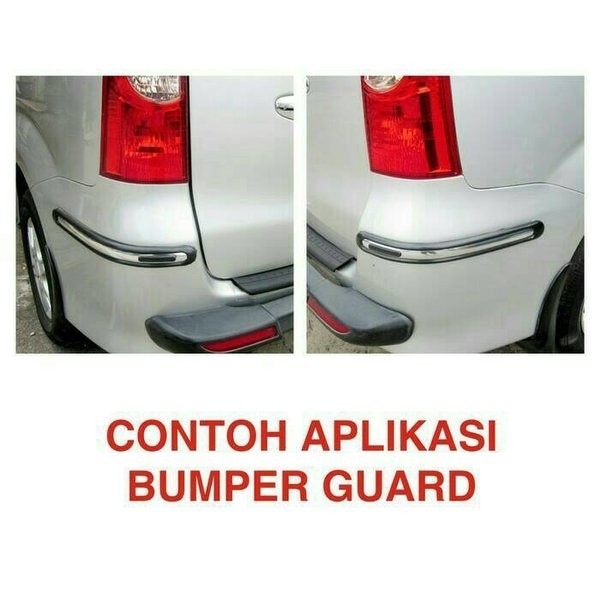 Bumper Guard Karet Pengaman Sisi Sudut Mobil Trd Calya