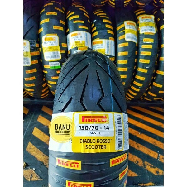 Ban Pirelli Diablo Rosso Scooter Uk 150-70 Ring 14