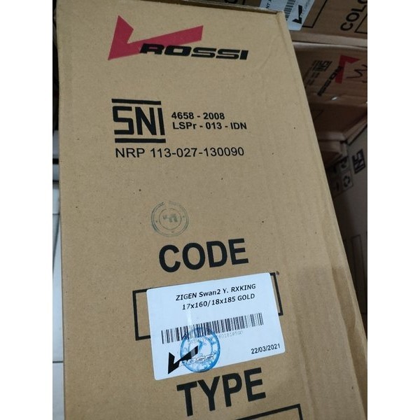 Velg Racing Rx-King Depan Belakang Palang 8