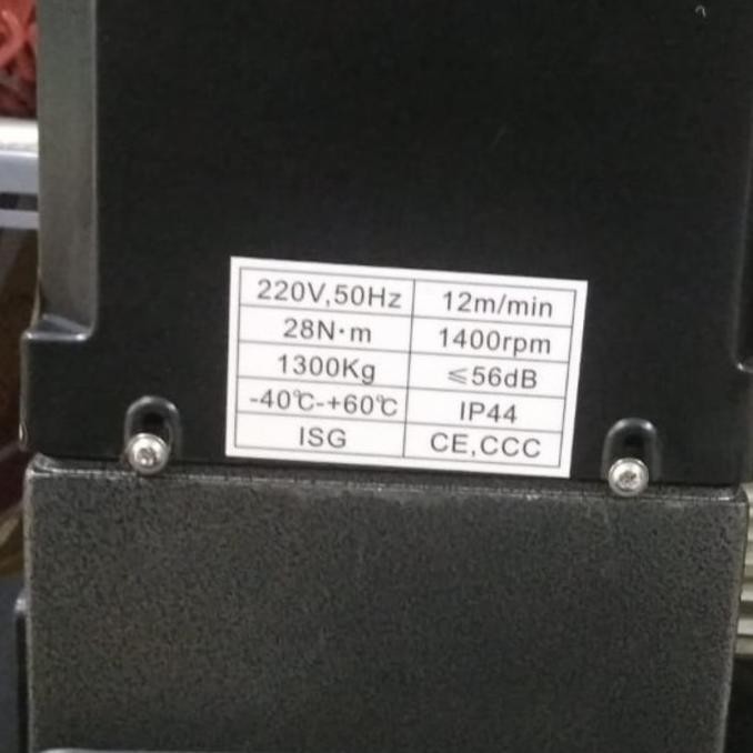 Pembuka Gerbang Otomatis 1300Kg -Sliding Gate 1300Kg Merk Isg