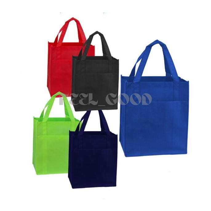 

Spunbond Handle Goodie Bag Tas Bahan Kain Satuan Polos Tali nicholasmiadamstu