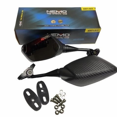 spion R25 pendek karbon model lipat nemo variasi nmax ninja rr cbr150