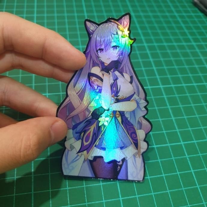 

Sticker Hologram Anime - PSH499 - Besar - Genshin Impact