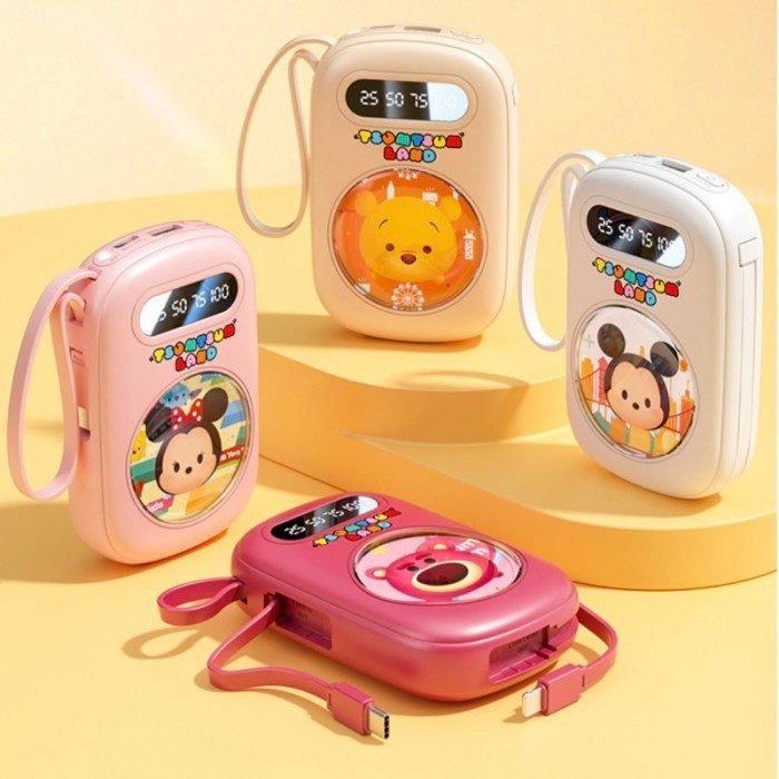 

Tsum Tsum 10 Mah Travel Power Bank Disney Ringan Kecil Dengan Kabel