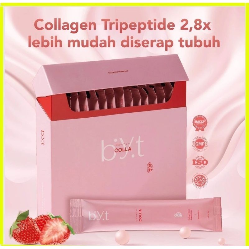 byoote/byt collagen 1box isi 16sachet/glutathione collagen cola collagen byoote byotee bycolla/paopa