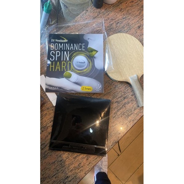 KARET BET TENIS MEJA DR NEUBAUER DOMINANCE SPIN HARD ORIGINAL