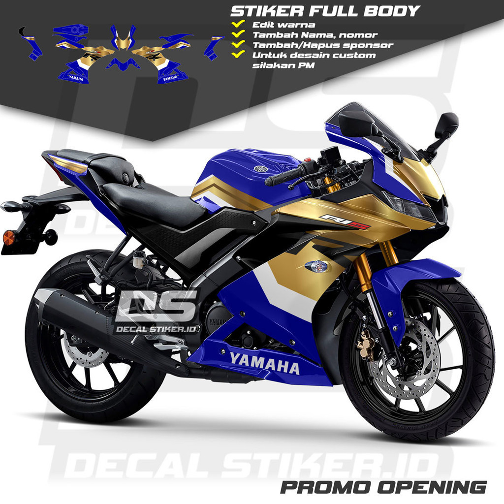 Decal R15 V3 Full Body Keren Stiker R15 V3 Full Body Keren Striping R15 V3 Terbaru Decal R15 V3 Full
