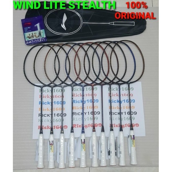 RAKET BADMINTON LINING WIND LITE STEALTH - LINING WINDLITE STEALTH - TENSION 30 LBS - ORIGINAL