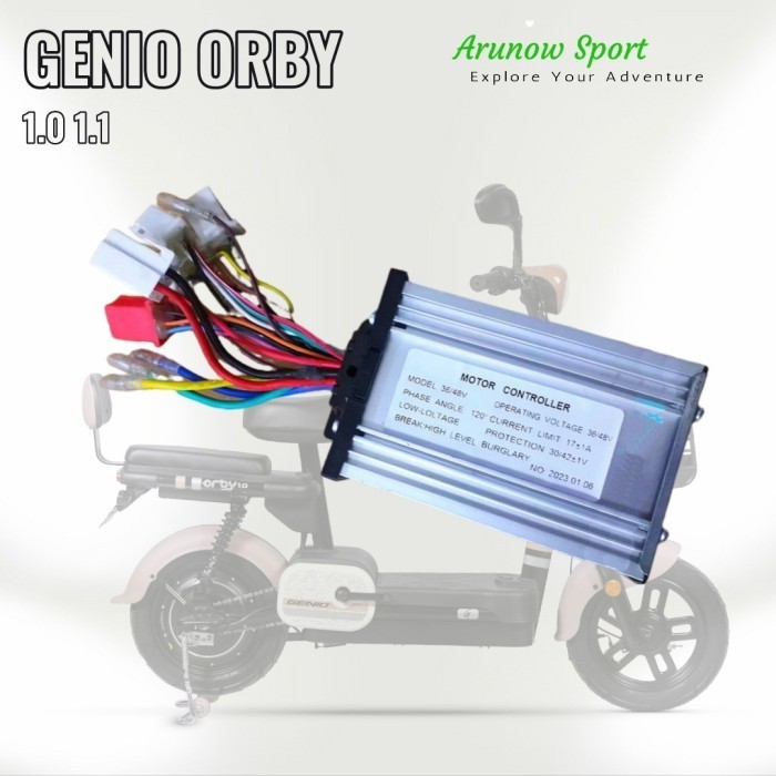 Controller Sepeda Listrik 48V 350W Genio Orby 1.0 1.1 Original