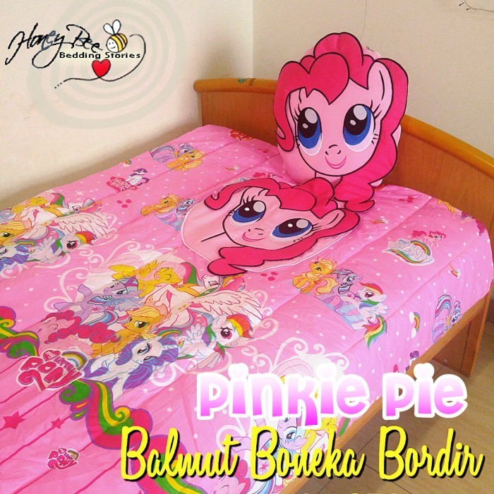 SALE TERBATAS Bantal Selimut Lucu Kuda Poni ( Little Pony ) Rarity - Pinkie Pie