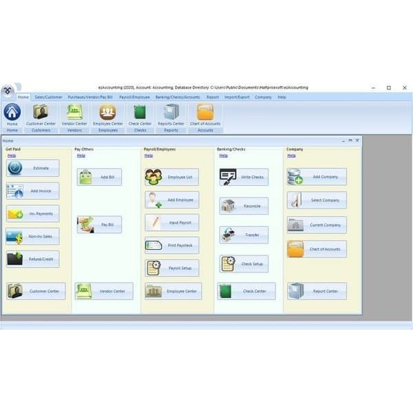 Software accounting ezAccounting unlimited