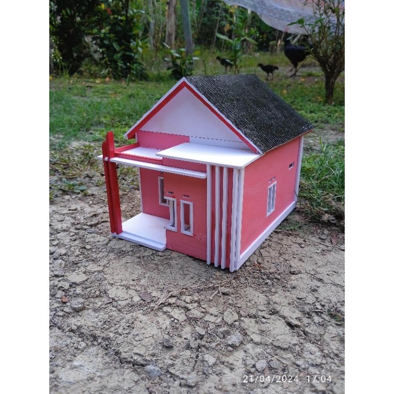 miniatur rumah minimalis