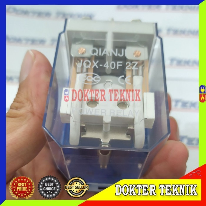 JQX-40F 2Z 40A AC 220V Coil PCB Power Relay DPDT 8 Pin JQX-40F-2Z JQX