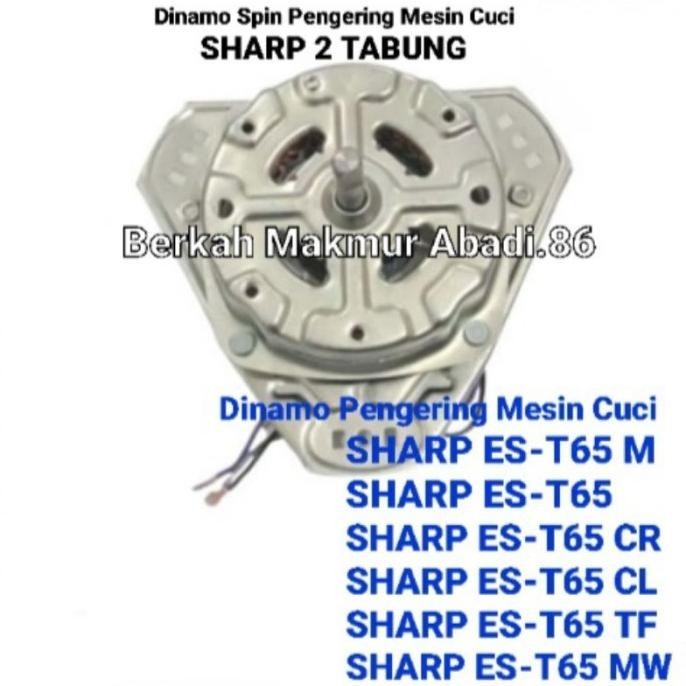 Dinamo Pengering Mesin Cuci Sharp Es-T65M Es-T65 Es-T65CR Es-T65CL